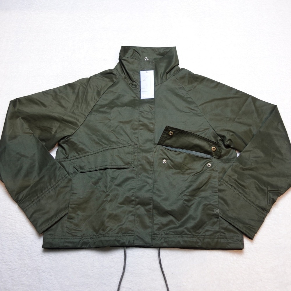Huk Boatyard Jacket Women XL Green H6400036 Utility Fishing Windbreaker NEW
